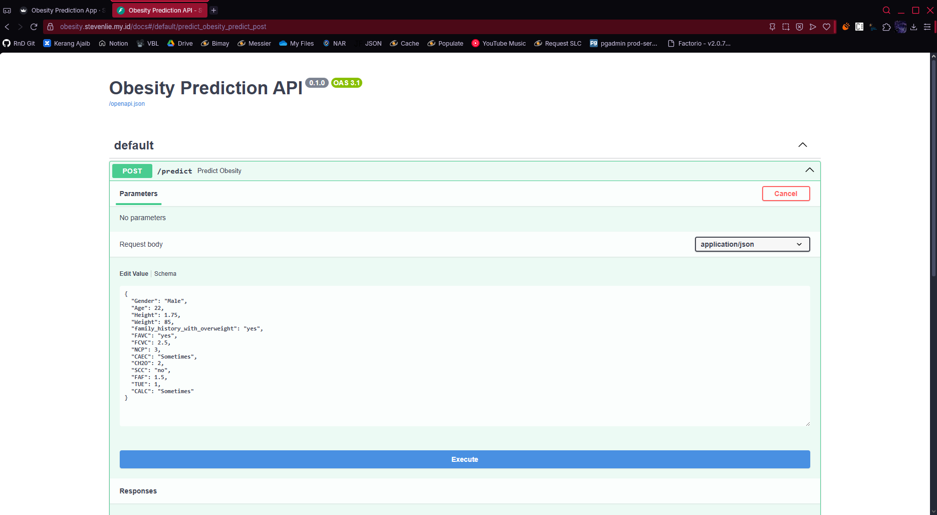 ObesityChecker – Health Risk Classifier